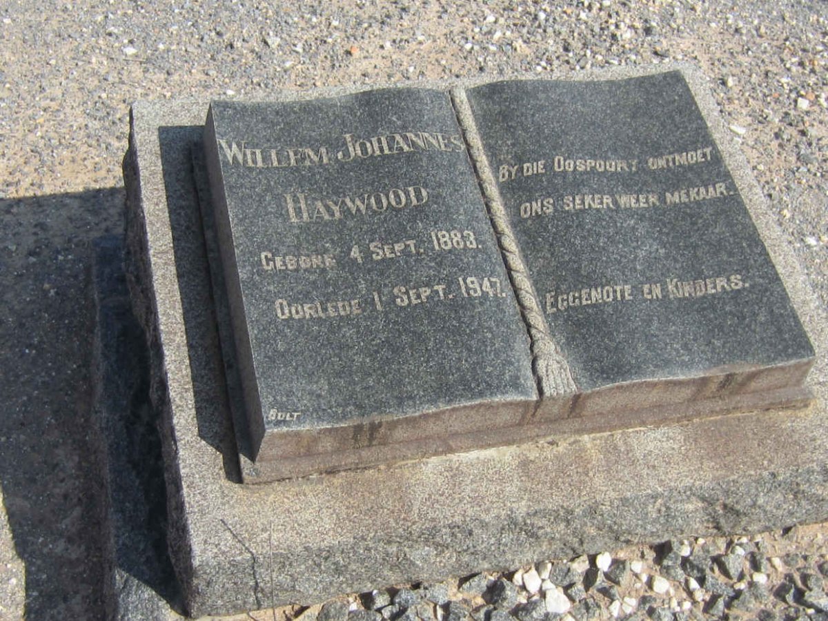 HAYWOOD Willem Johannes 1883-1947