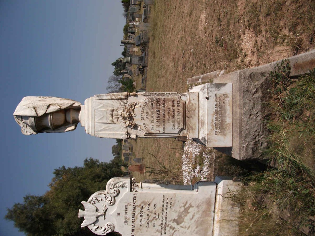 MAARTENS J.H. 1840-1920 &amp; Agnita Maria BOTHA 1848-1913