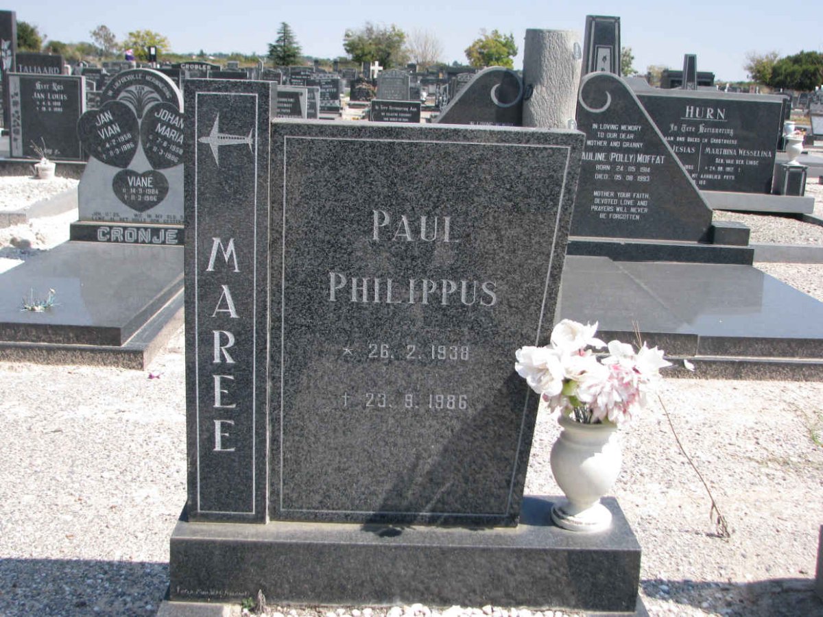 MAREE Paul Philippus 1938-1986