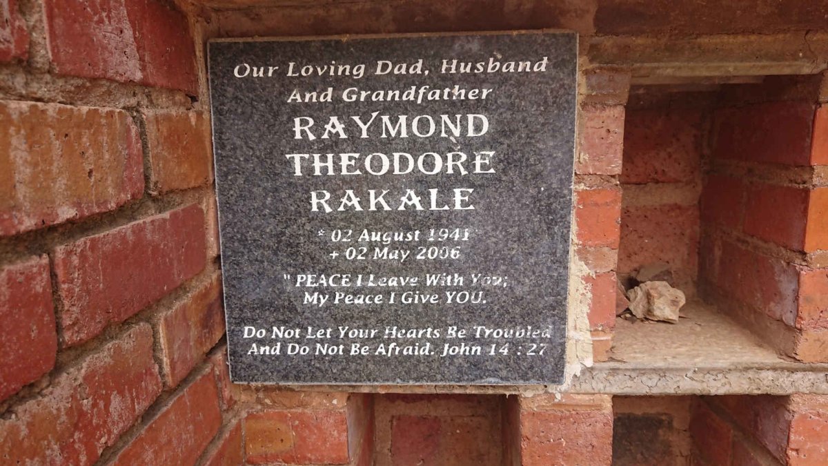 RAKALE Raymond Theodore 1941-2006