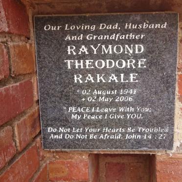 RAKALE Raymond Theodore 1941-2006