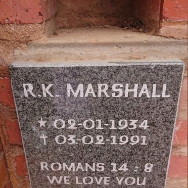 MARSHALL R.K. 1934-1991