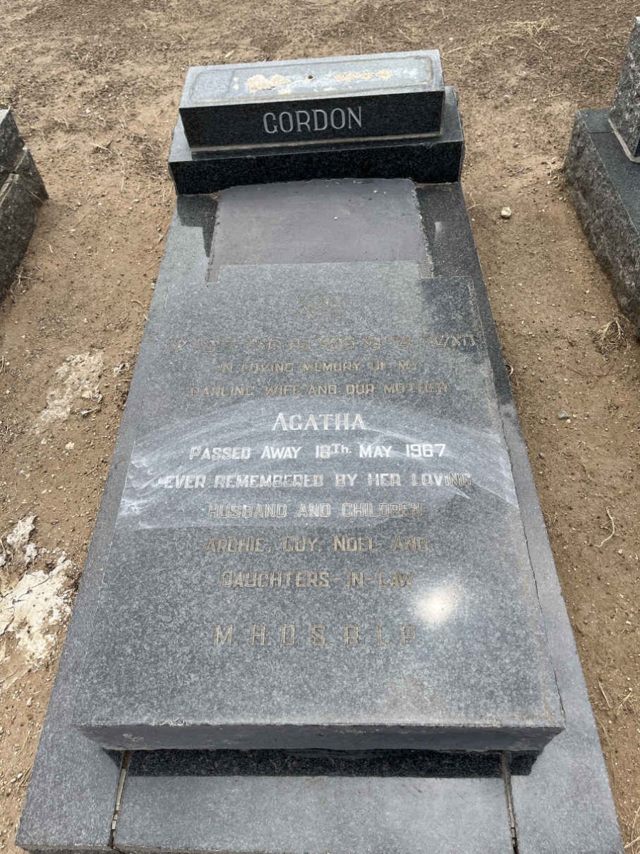 GORDON Agatha -1967