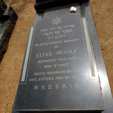 WOOLF Elias -1957
