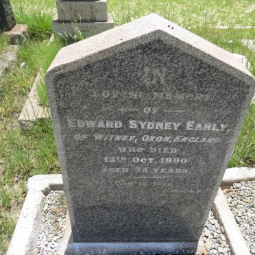 EARLEY Edward Sydney -1900