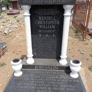 JOHNSON Wendell Christopher William 1948-2003