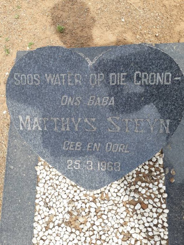 STEYN Matthys 1963-1963