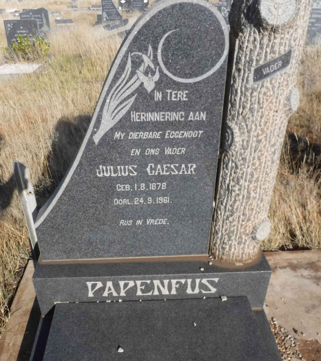 PAPENFUS Julius Caesar 1878-1961