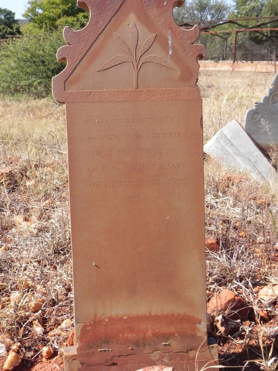 NEETHLING Susara Jacoba nee BOTES 1882-1906