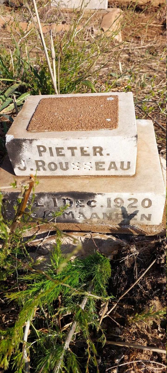ROUSSEAU Pieter J. -1920