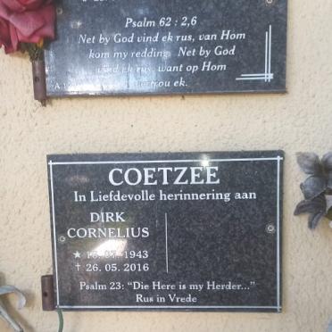 JACOBS Johan 1970-2012 :: COETZEE Dirk Cornelius 1943-2016