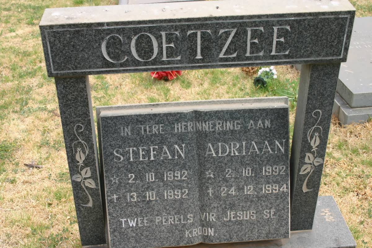 COETZEE Stefan 1992-1992 :: COETZEE Adriaan 1992-1994