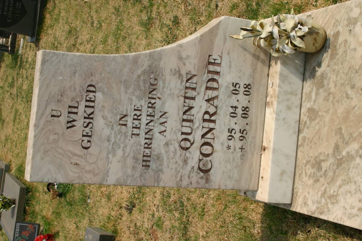 CONRADIE Quintin 1995-1995