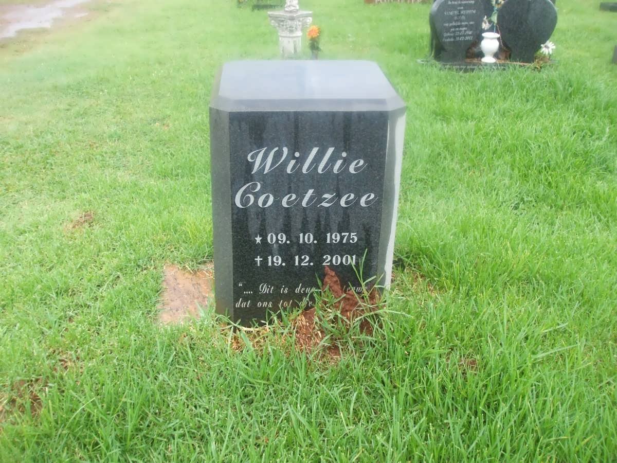 COETZEE Willie 1975-2001