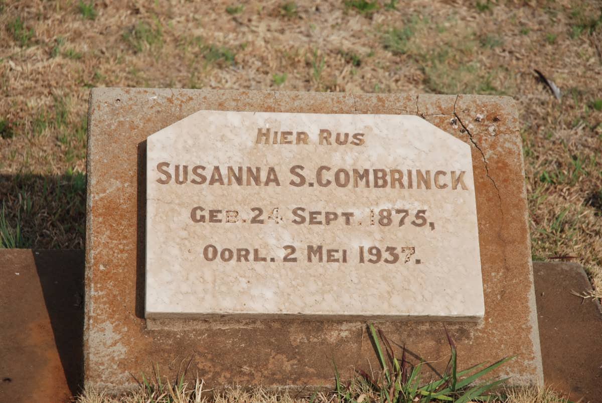 COMBRINCK Susanna S. 1875-1937