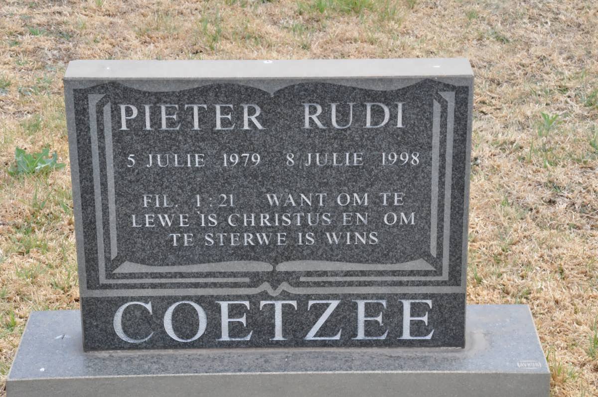 COETZEE Pieter Rudi 1979-1998