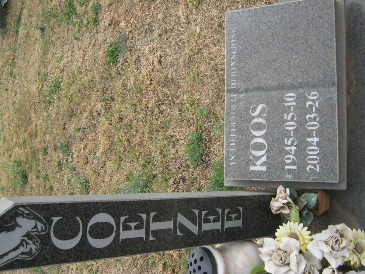 COETZEE Koos 1945-2004
