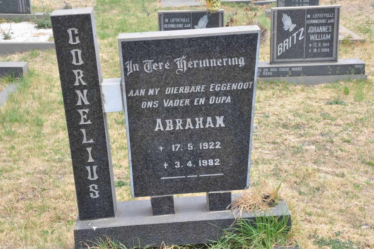 CORNELIUS Abraham 1922-1982
