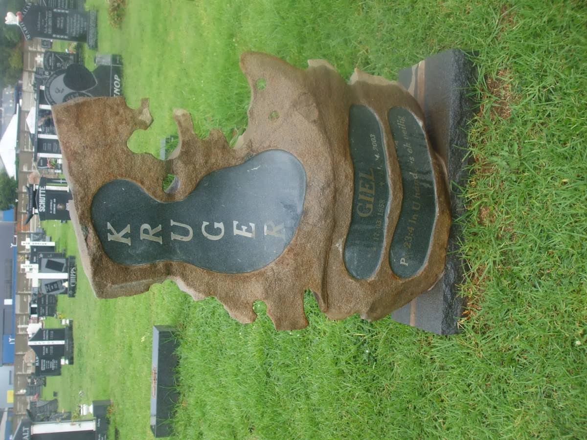 KRUGER Giel 1958-2003