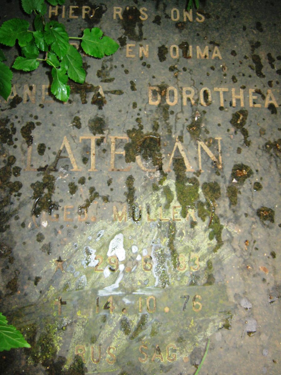 LATEGAN Jeanetta Dorothea nee MULLER 1883-1976
