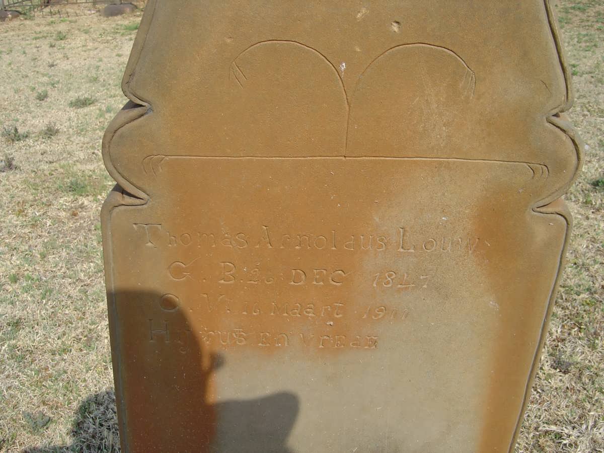 LOUW Thomas Arnoldus 1847-1911