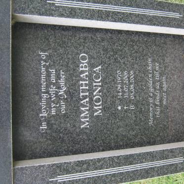 MMATHABO Monica 1970-2006