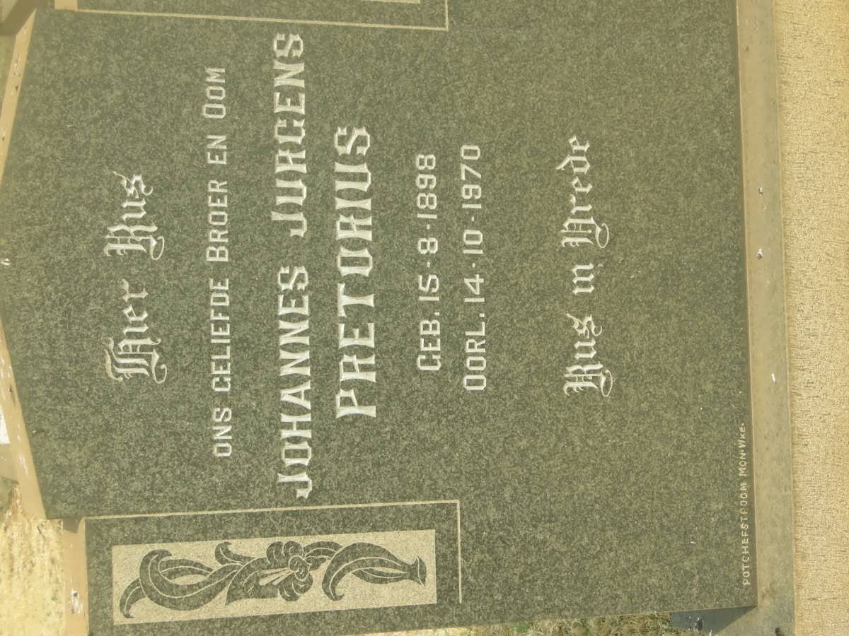 PRETORIUS Johannes Jurgens 1898-1970