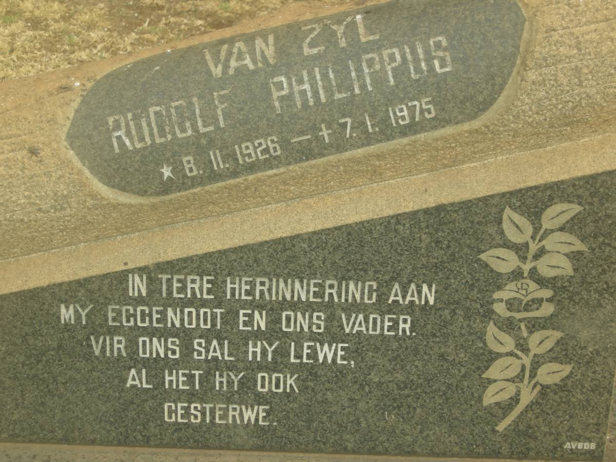 ZYL Rudolf Philippus, van 1926-1975