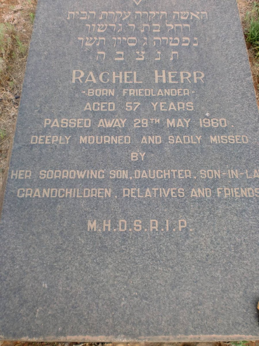 HERR Rachel -1960