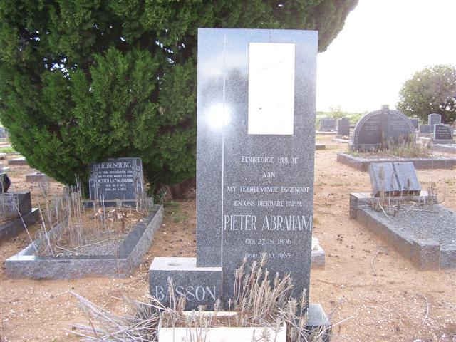 BASSON Pieter Abraham 1896-1963