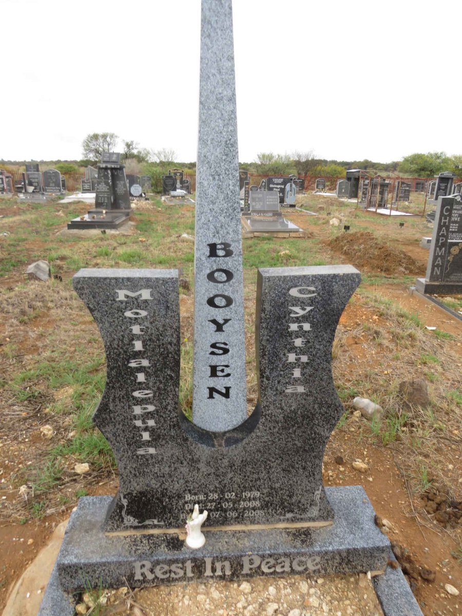 BOOYSEN Motlalepula Cynthia 1979-2008