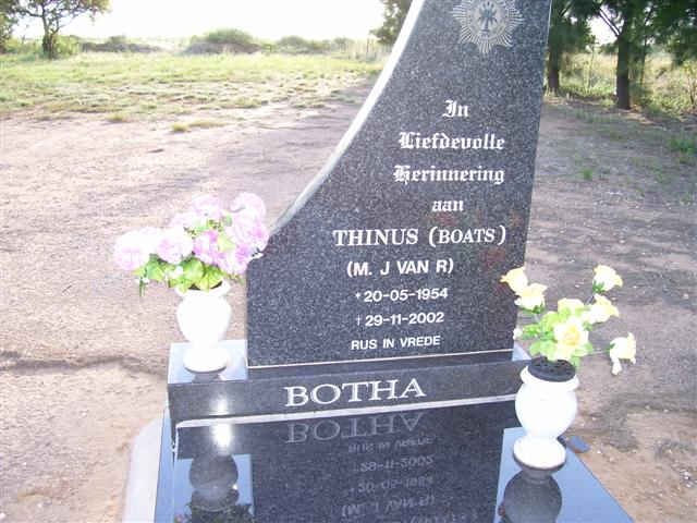 BOTHA Thinus M.J. van R. 1954-2002