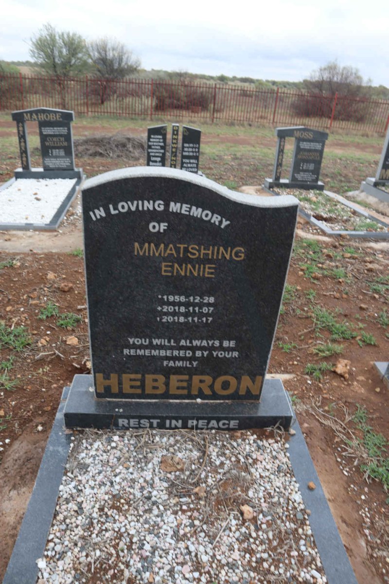 HEBERON Mmatshing Ennie 1956-2018