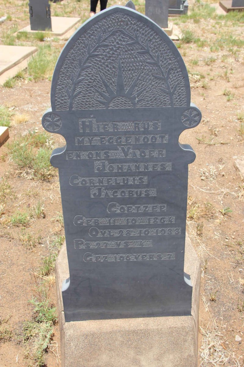 COETZEE Johannes Corneluis Jacobus 1864-1933