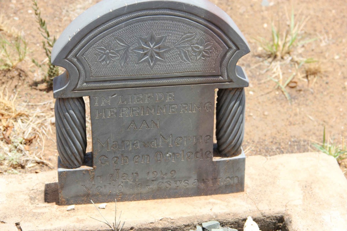 MERWE Maria, v.d. 1949-1949