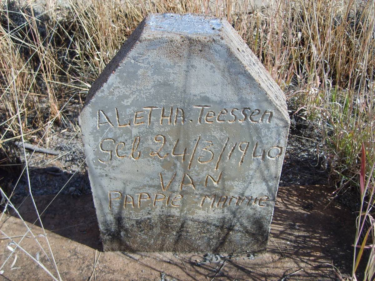 TEESSEN Aletha 1940-