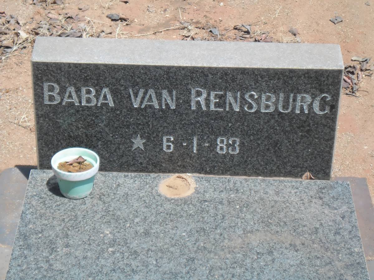 RENSBURG Baba, van -1983