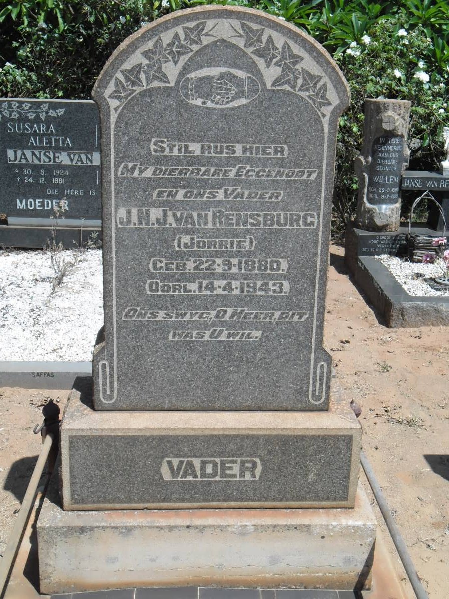 RENSBURG J.N.J., van 1880-1943