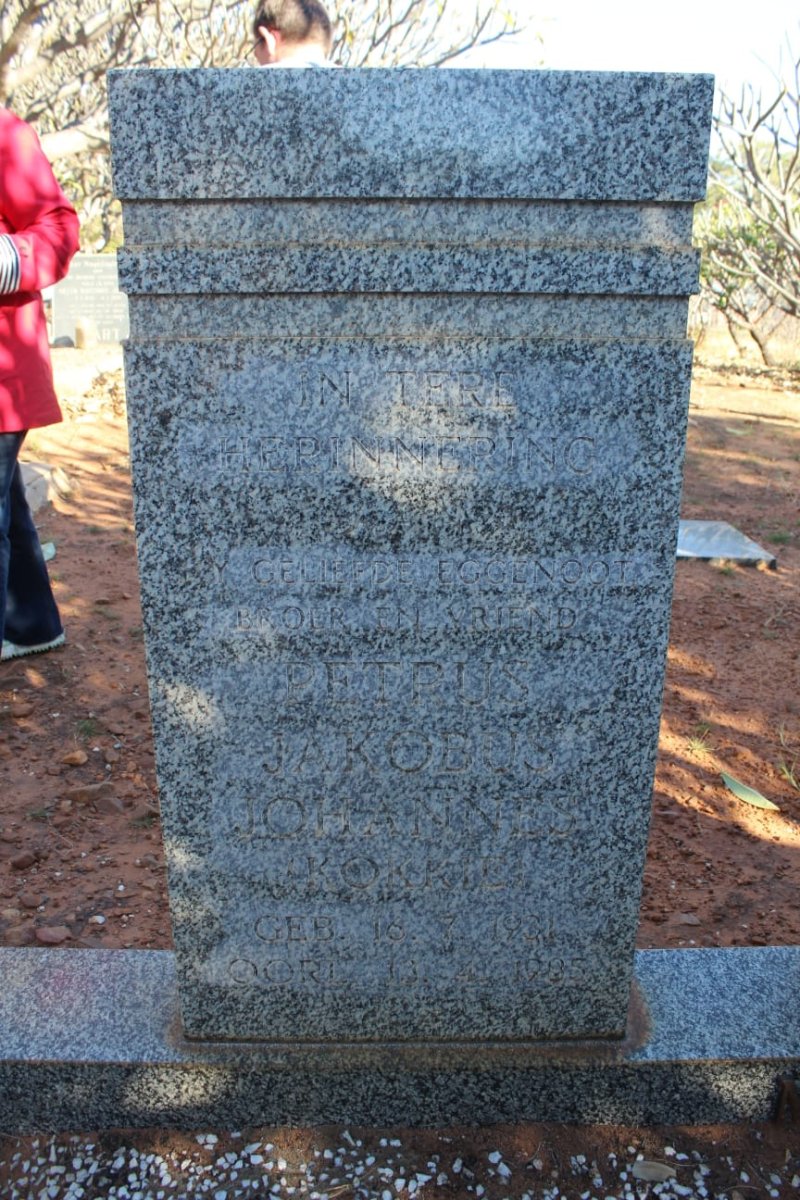 MULLER Petrus Jakobus Johannes 1931-1985 _2