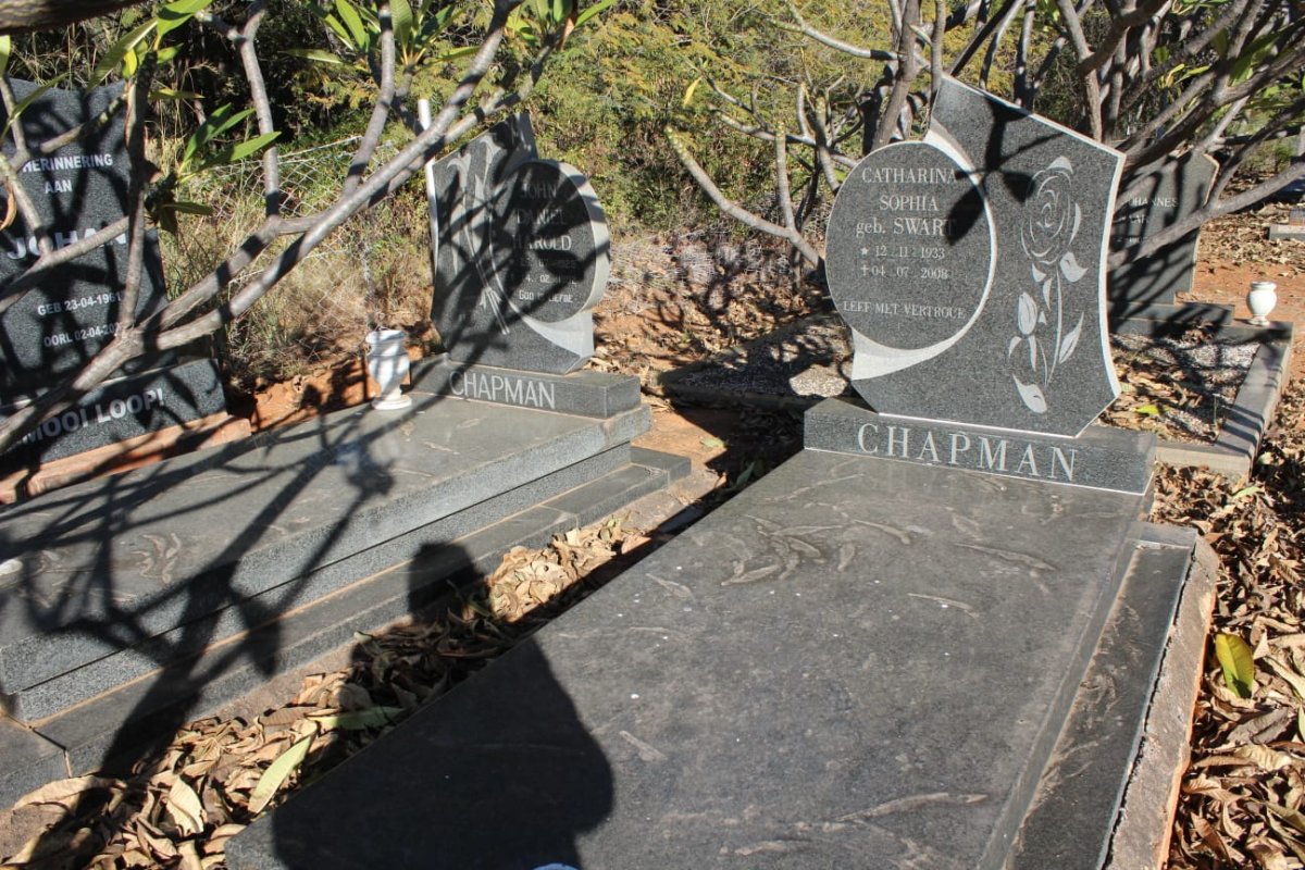 CHAPMAN ? & Catharina Sophia SWART 1933-2008