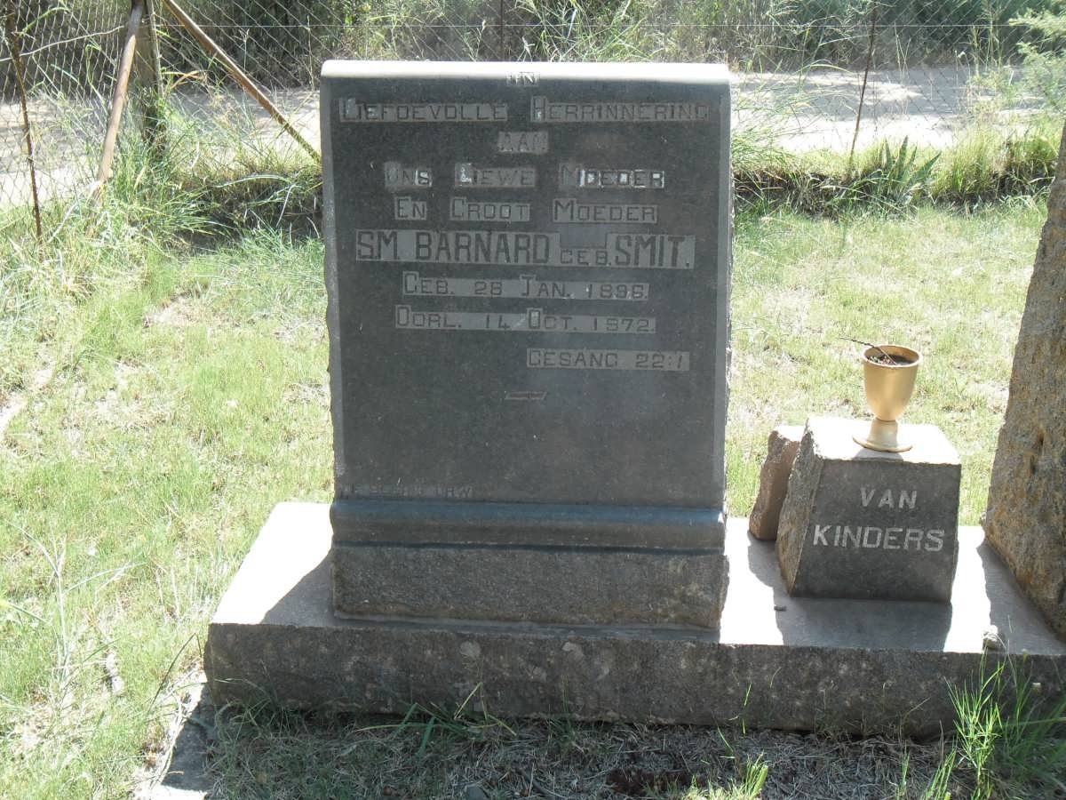 BARNARD S.M. nee SMIT 1896-1972