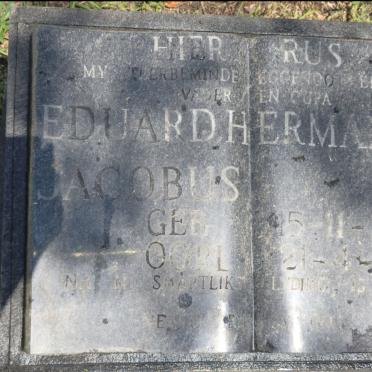 ENGELBRECHT Eduard Hermanus Jacobus 1912-1977