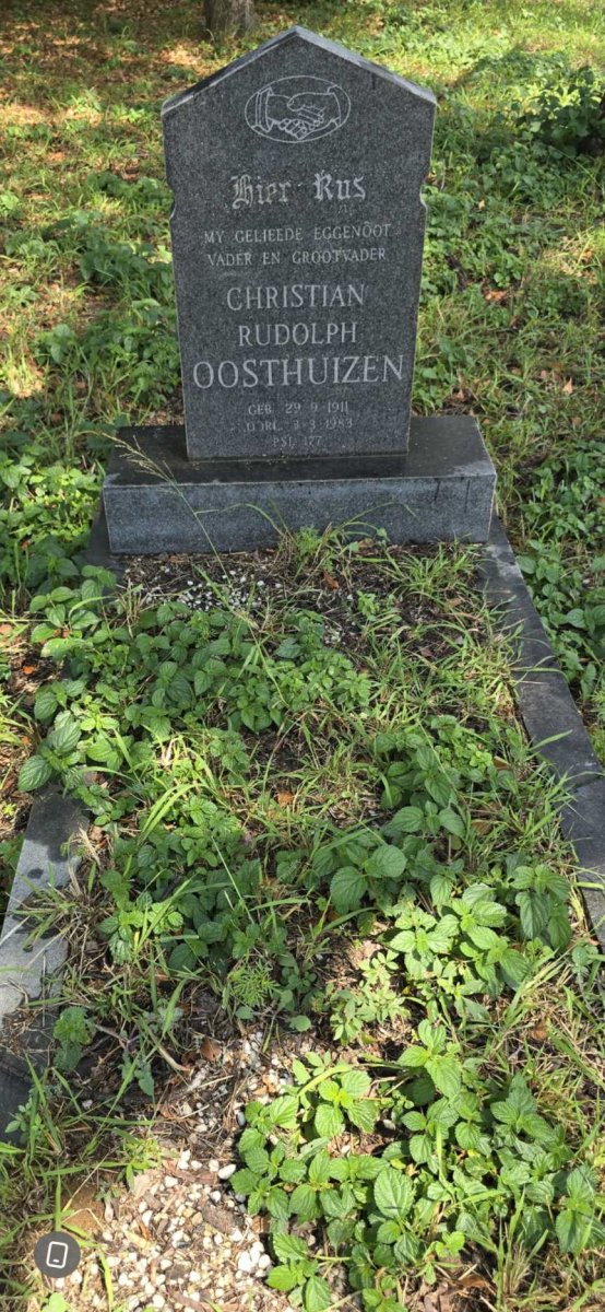 OOSTHUIZEN Christiaan Rudolph 1911-1983
