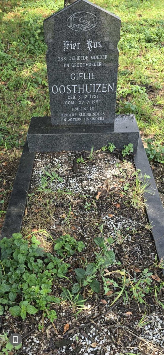 OOSTHUIZEN Gielie 1921-1993
