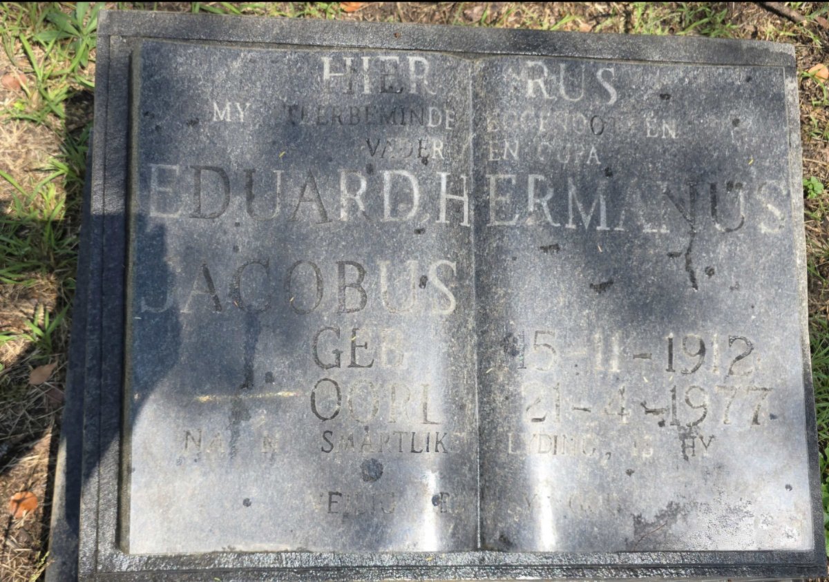 ENGELBRECHT Eduard Hermanus Jacobus 1912-1977