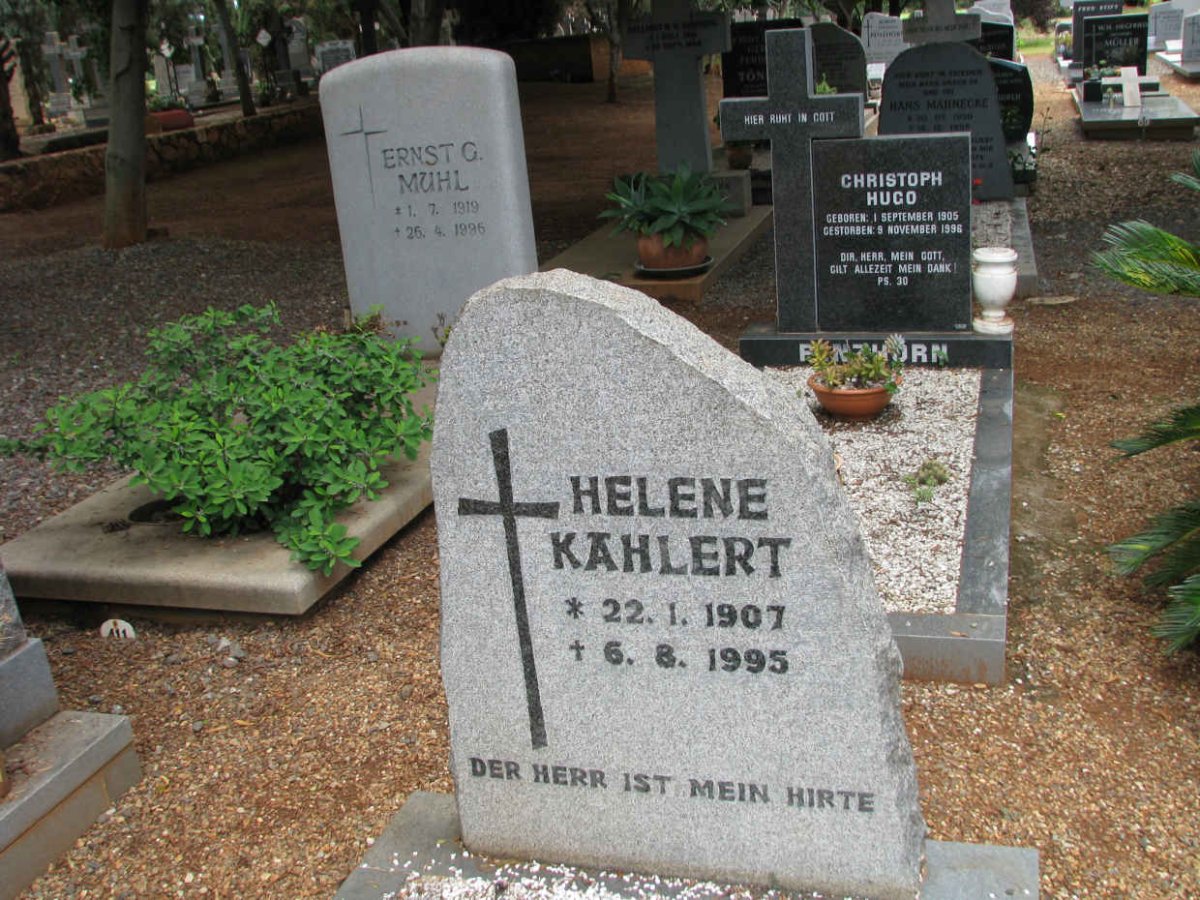 KAHLERT Helene 1907-1995