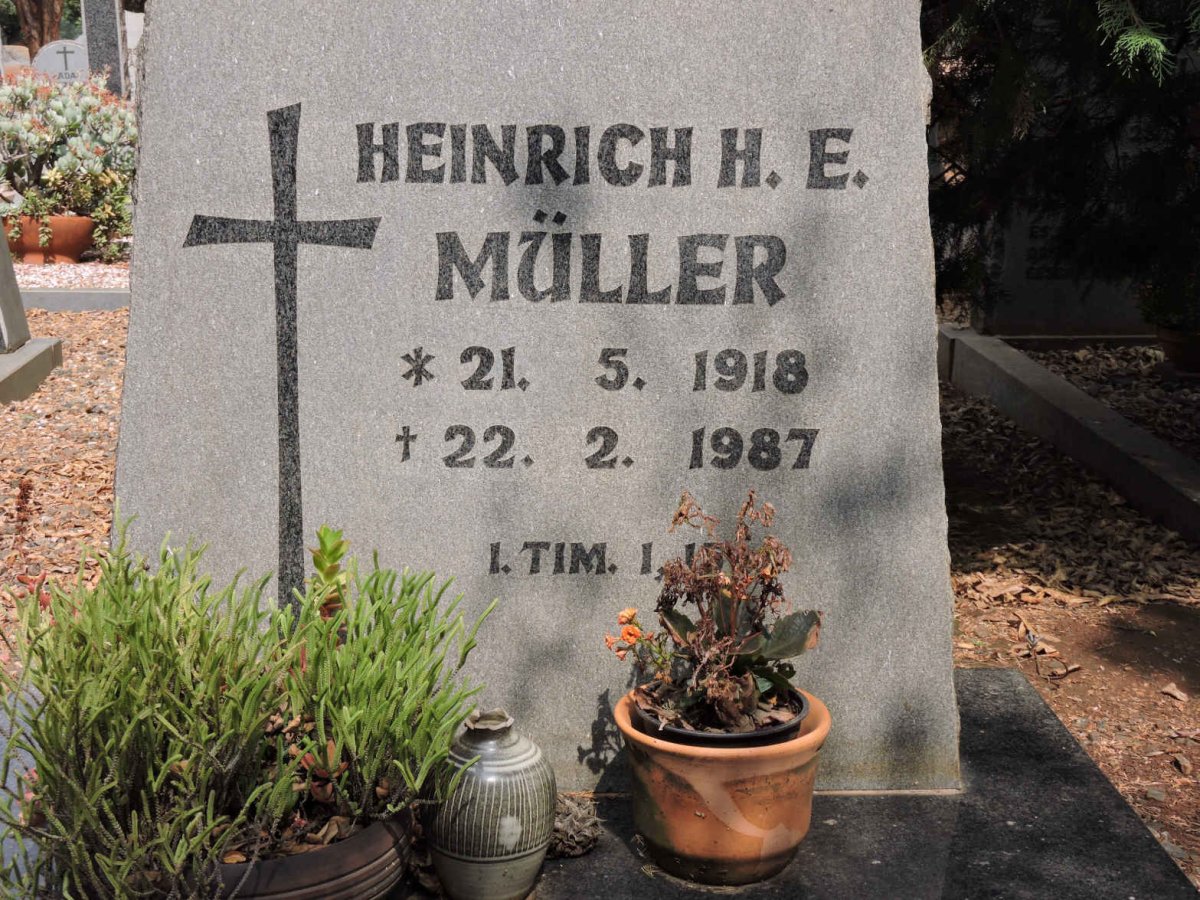 MÜLLER Heinrich H.E. 1918-1987