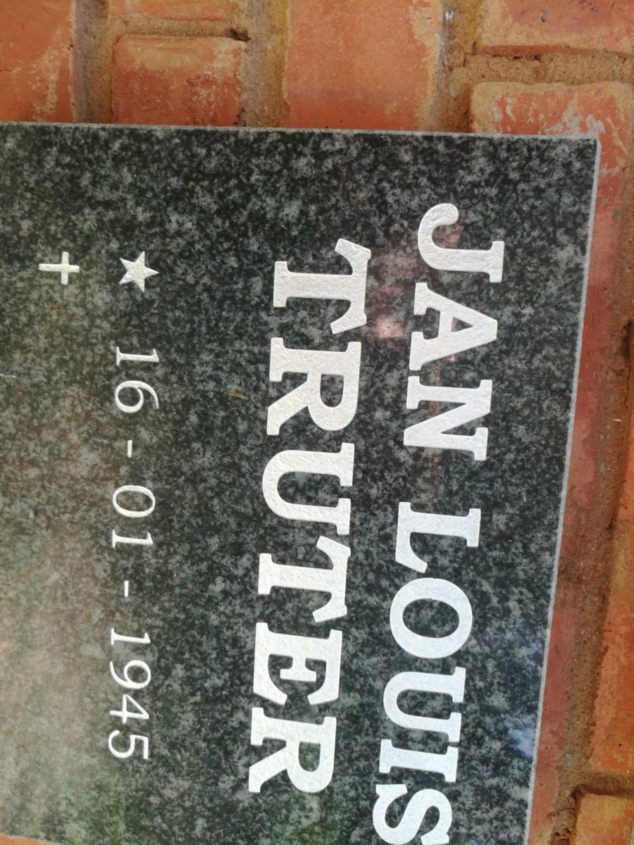 TRUTER Jan Louis 1945-