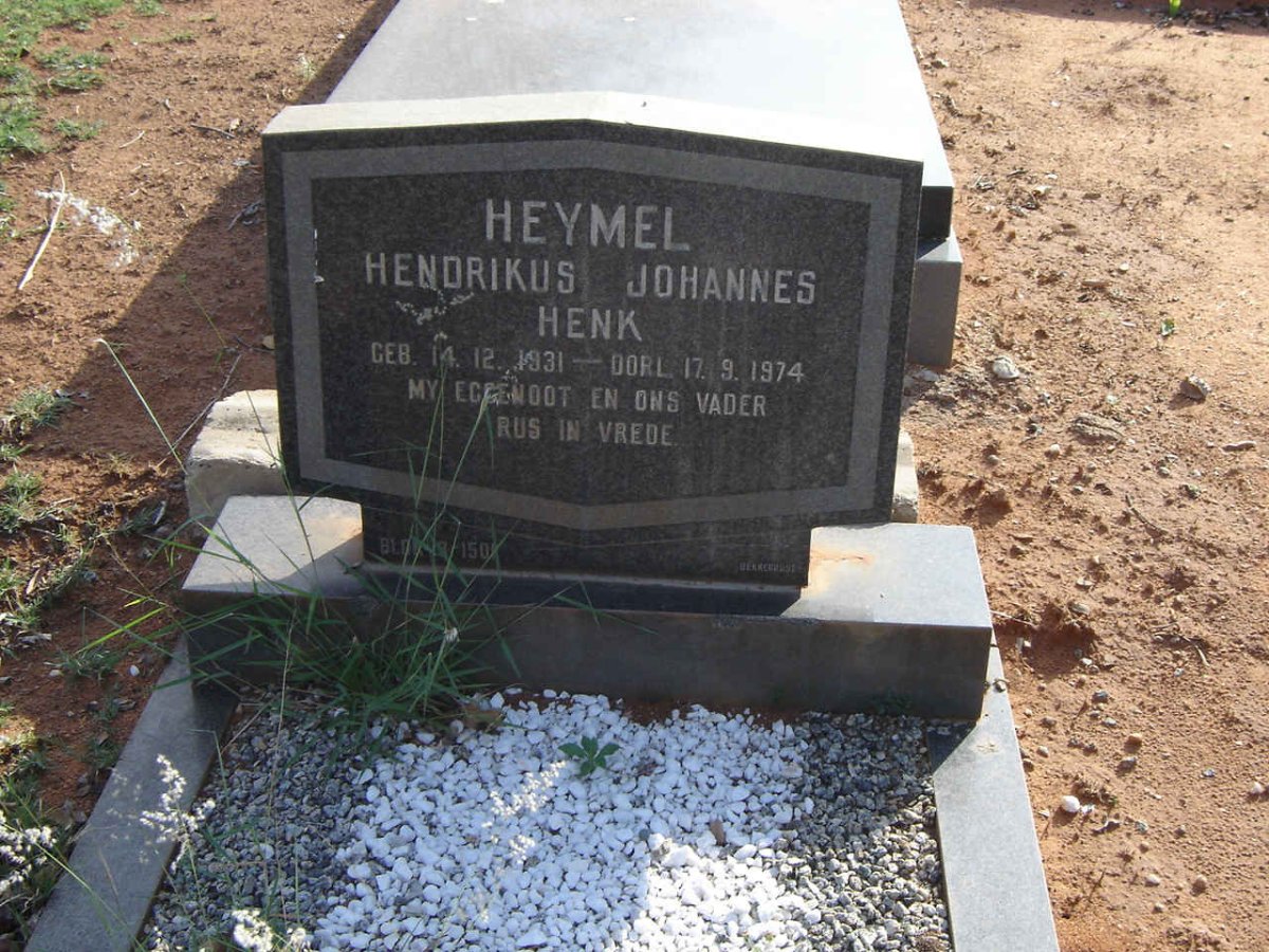 HEYMEL Hendrikus Johannes 1931-1974