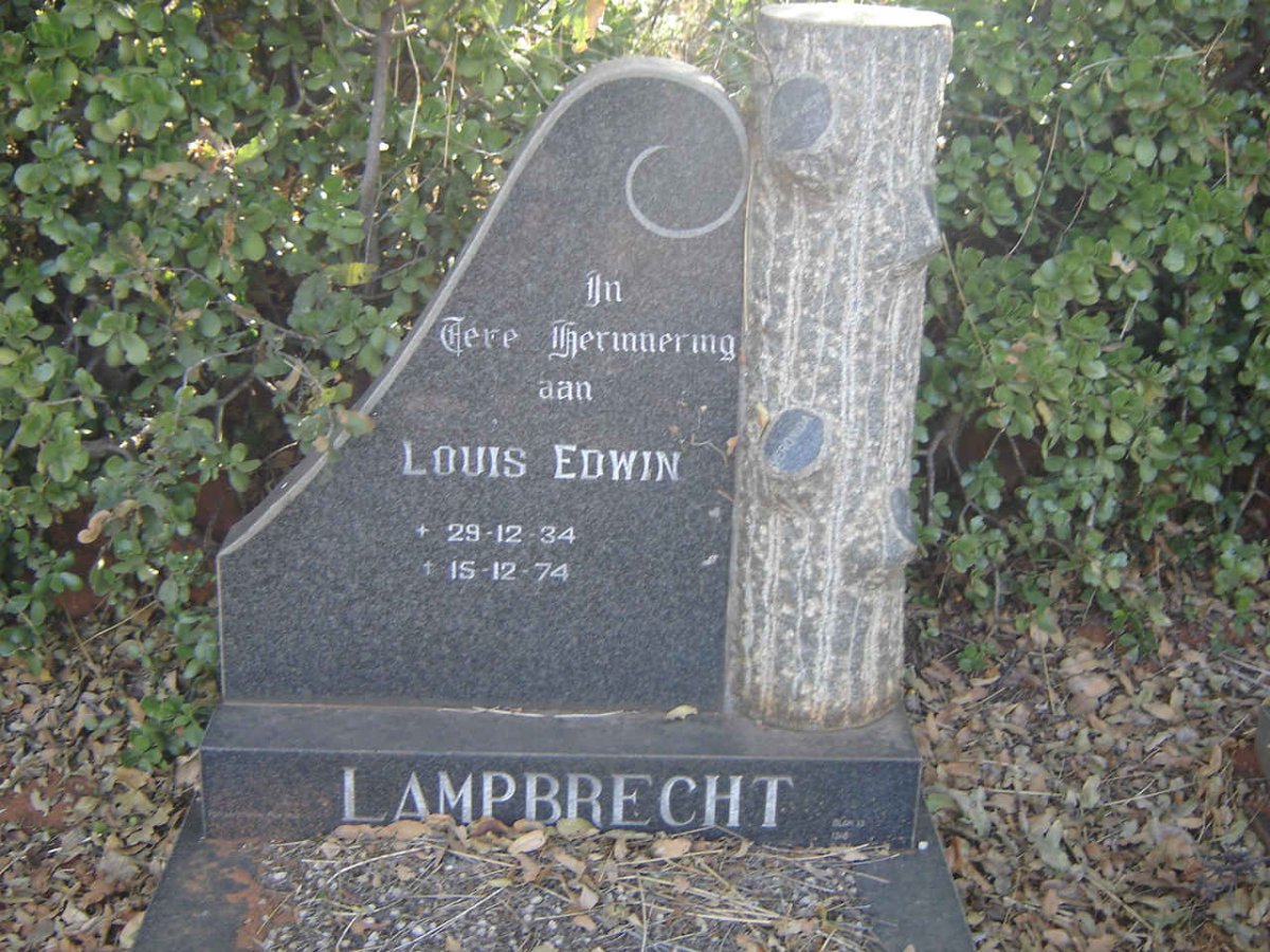 LAMPBRECHT Louis Edwin 1934-1974
